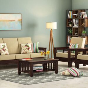 Home furniture Wooden Sofa Set for Living Room and Office 5 Seater